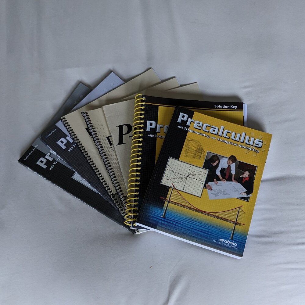 New Abeka Precalculus Math Set
